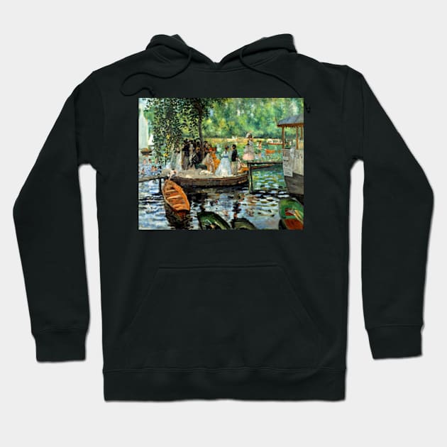 Pierre-Auguste Renoir La Grenouillère Art Print 1869 Impressionism Hoodie by ZiggyPrint